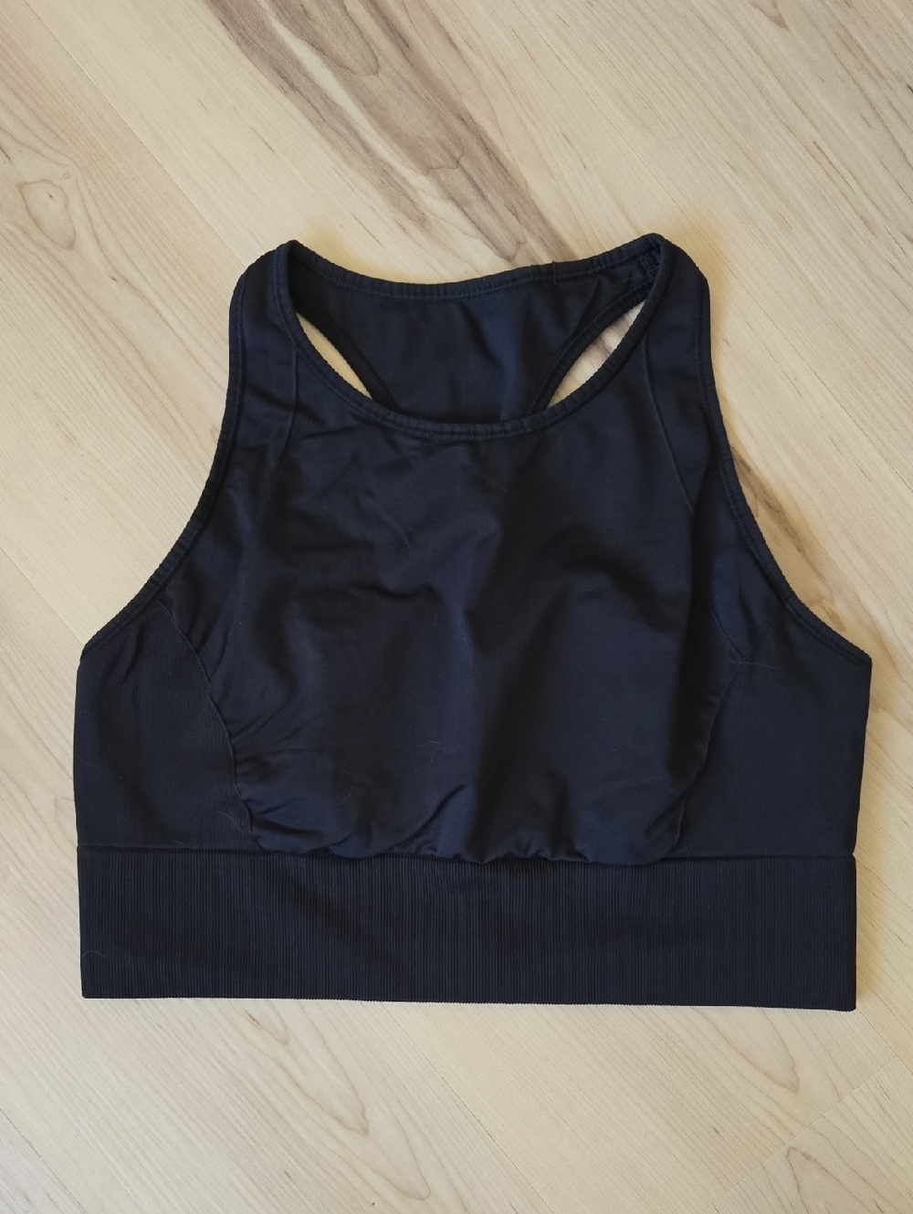 Lululemon Ebb To Train Sports Bra, Black, Size 12